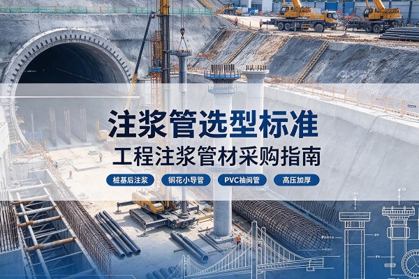 龙江注浆管选型标准