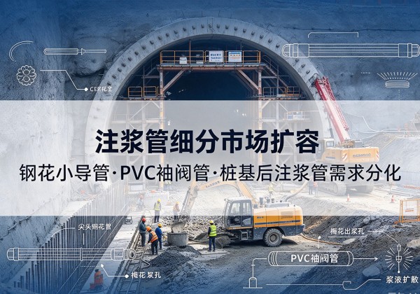 龙江注浆管细分市场扩容，隧道钢花小导管、PVC 袖阀管、桩基后注浆管需求分化